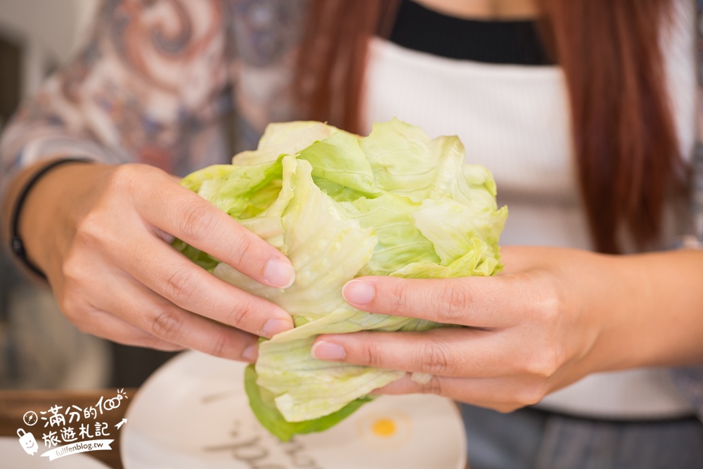 桃園早午餐推薦【早安美芝城桃園莊一概念店】美蔬綠系列高纖低卡,美生菜漢堡清爽好吃輕盈享受!