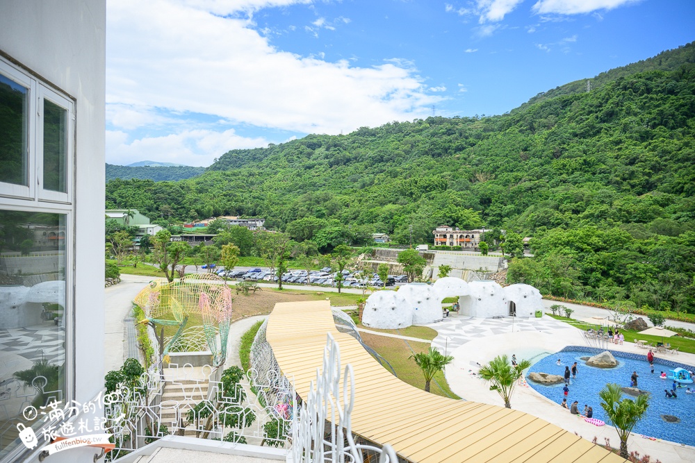 萬里【亮山川Lands & Stream Resort Park】野柳最新隱藏版玩水景點.全台唯一鋼筋彩虹水上步道超吸睛!