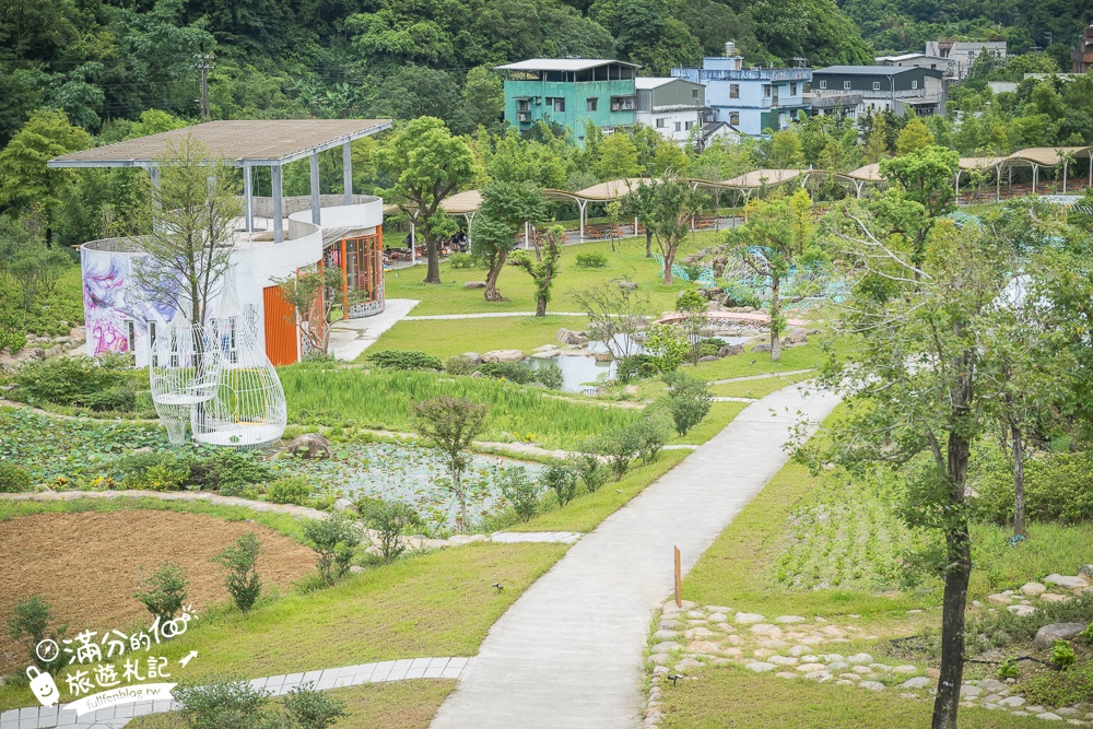 萬里【亮山川Lands & Stream Resort Park】野柳最新隱藏版玩水景點.全台唯一鋼筋彩虹水上步道超吸睛!