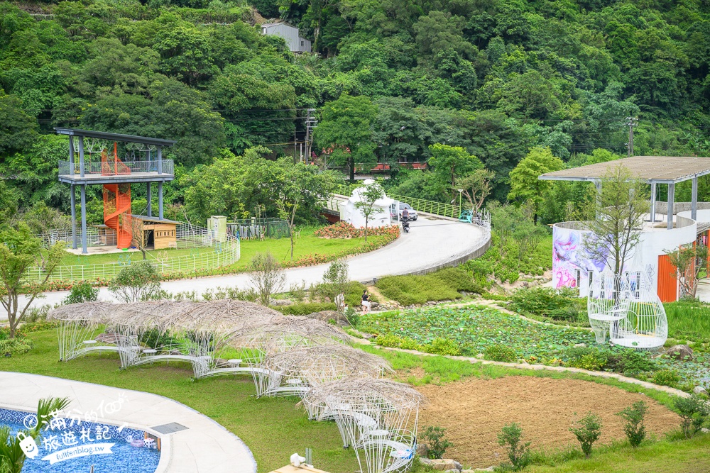 萬里【亮山川Lands & Stream Resort Park】野柳最新隱藏版玩水景點.全台唯一鋼筋彩虹水上步道超吸睛!