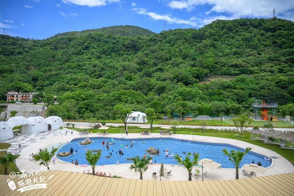 萬里【亮山川Lands & Stream Resort Park】野柳最新隱藏版玩水景點.全台唯一鋼筋彩虹水上步道超吸睛!
