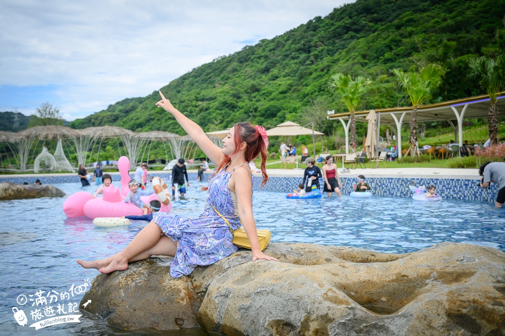 萬里【亮山川Lands & Stream Resort Park】野柳最新隱藏版玩水景點.全台唯一鋼筋彩虹水上步道超吸睛!