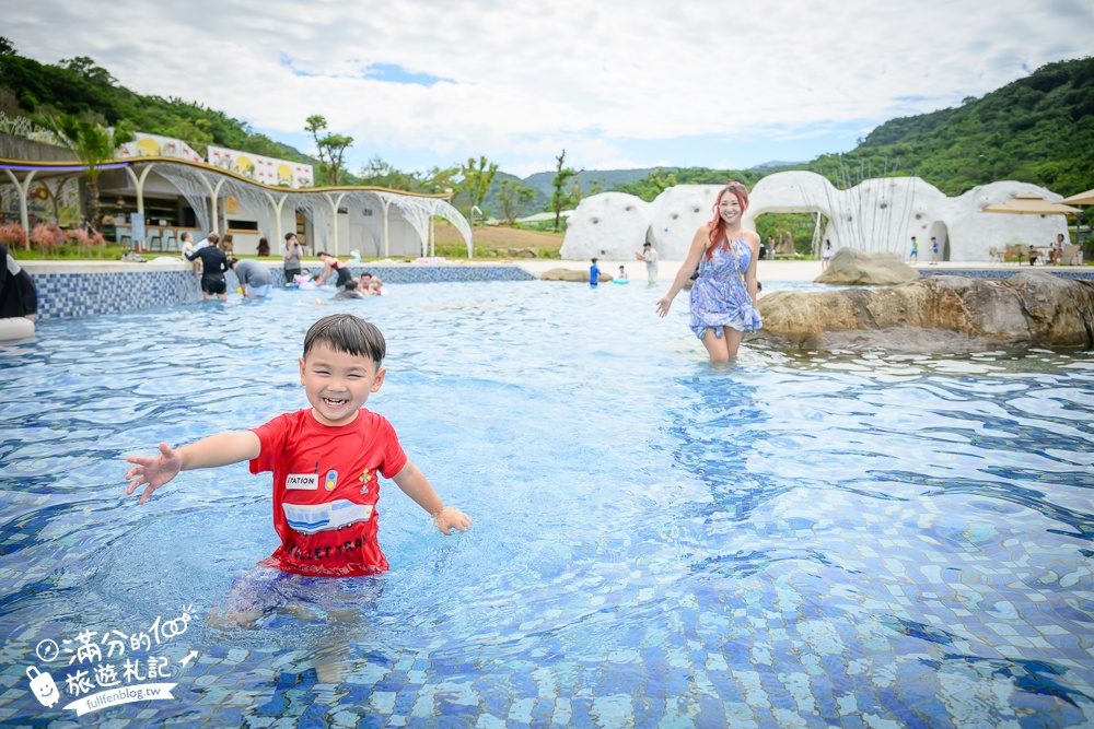 萬里【亮山川Lands & Stream Resort Park】野柳最新隱藏版玩水景點.全台唯一鋼筋彩虹水上步道超吸睛!