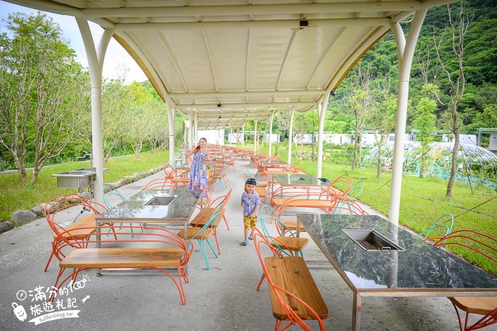 萬里【亮山川Lands & Stream Resort Park】野柳最新隱藏版玩水景點.全台唯一鋼筋彩虹水上步道超吸睛!