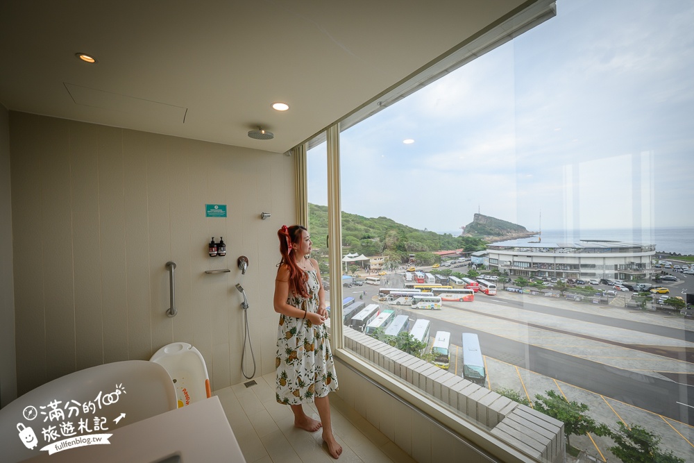 北海岸海景飯店【薆悅酒店野柳渡假館】爸媽也會愛上的飯店.400坪遊戲場,大人小孩都好玩!