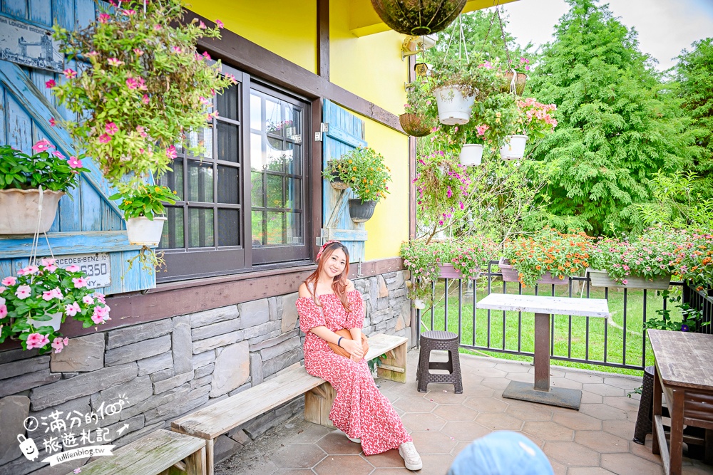 大溪景點【黃色小屋咖啡莊園】大溪隱藏版南法城堡,在童話莊園裡喝咖啡下午茶逛花園!