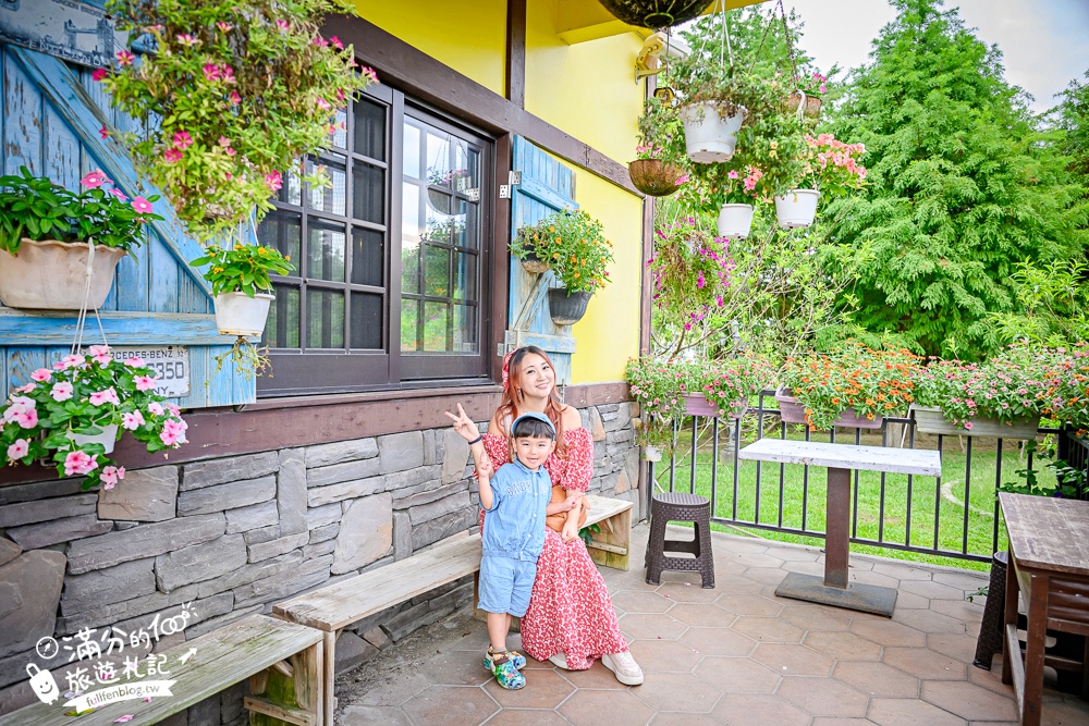 大溪景點【黃色小屋咖啡莊園】大溪隱藏版南法城堡,在童話莊園裡喝咖啡下午茶逛花園!