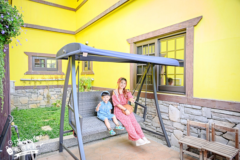 大溪景點【黃色小屋咖啡莊園】大溪隱藏版南法城堡,在童話莊園裡喝咖啡下午茶逛花園!
