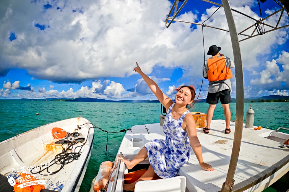 【沖繩潛水摩托車體驗】回憶販賣所美麗海,思い出販売所美ら海潜水預約方式＆親子同行在海底被魚群包圍啦!