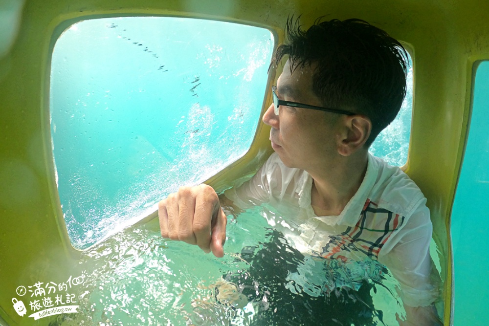 【沖繩潛水摩托車體驗】回憶販賣所美麗海,思い出販売所美ら海潜水預約方式＆親子同行在海底被魚群包圍啦!