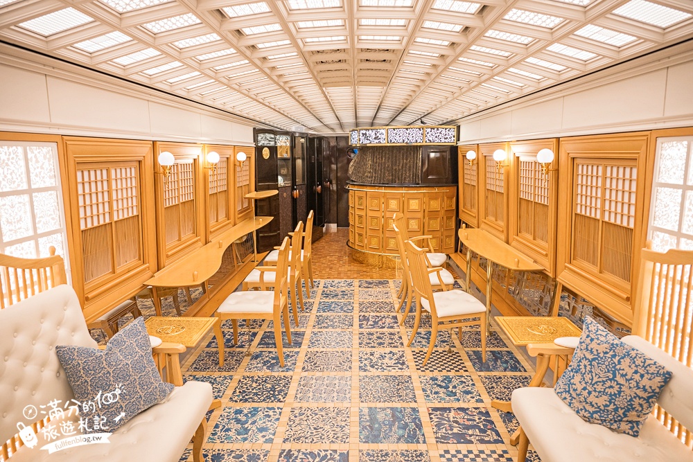 九州特色列車【JR九州36+3豪華觀光列車購票＆開箱搭乘攻略】燙金黑色車廂超帥氣,可以用餐飲酒.玩手作和復古村落觀光散策!