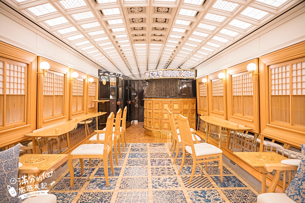 九州特色列車【JR九州36+3豪華觀光列車購票＆開箱搭乘攻略】燙金黑色車廂超帥氣,可以用餐飲酒.玩手作和復古村落觀光散策!