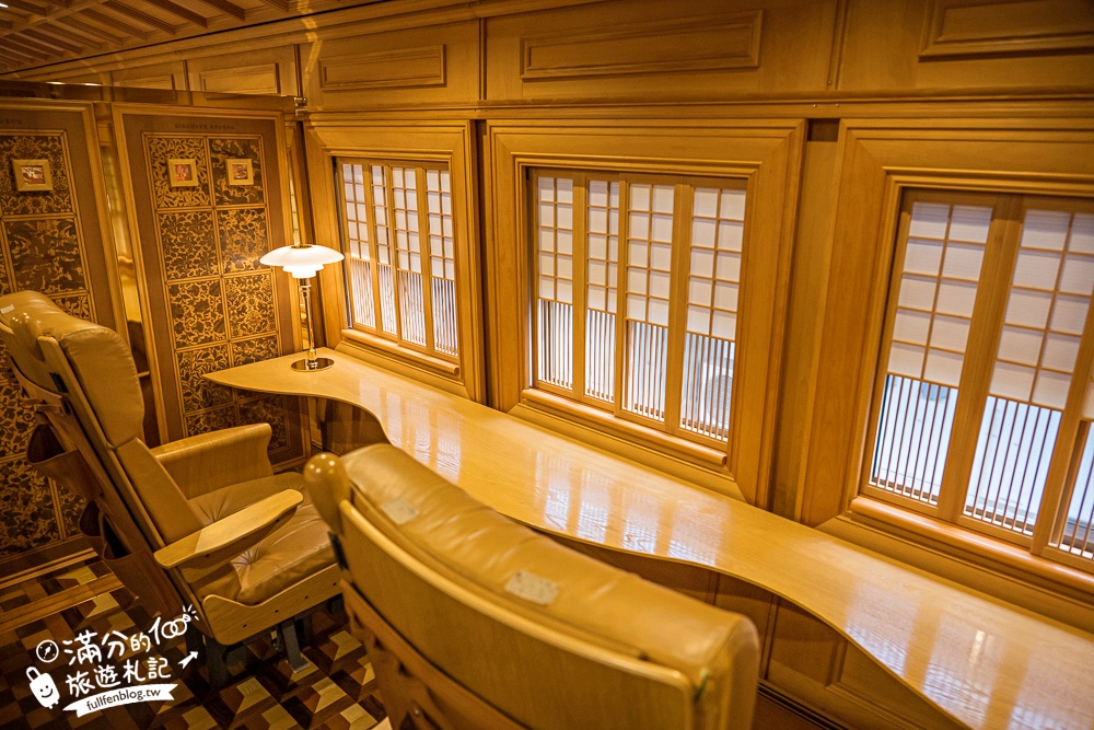 九州特色列車【JR九州36+3豪華觀光列車購票＆開箱搭乘攻略】燙金黑色車廂超帥氣,可以用餐飲酒.玩手作和復古村落觀光散策!