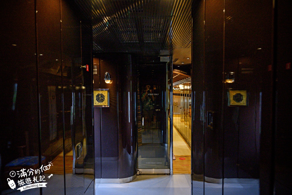 九州特色列車【JR九州36+3豪華觀光列車購票＆開箱搭乘攻略】燙金黑色車廂超帥氣,可以用餐飲酒.玩手作和復古村落觀光散策!