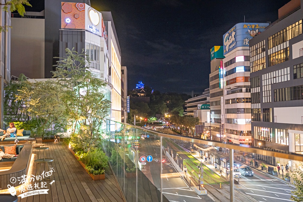 熊本飯店推薦【OMO5熊本by星野集團一泊一食開箱】能遇見熊本熊的飯店.獨特凹凸露台可以看到熊本城唷