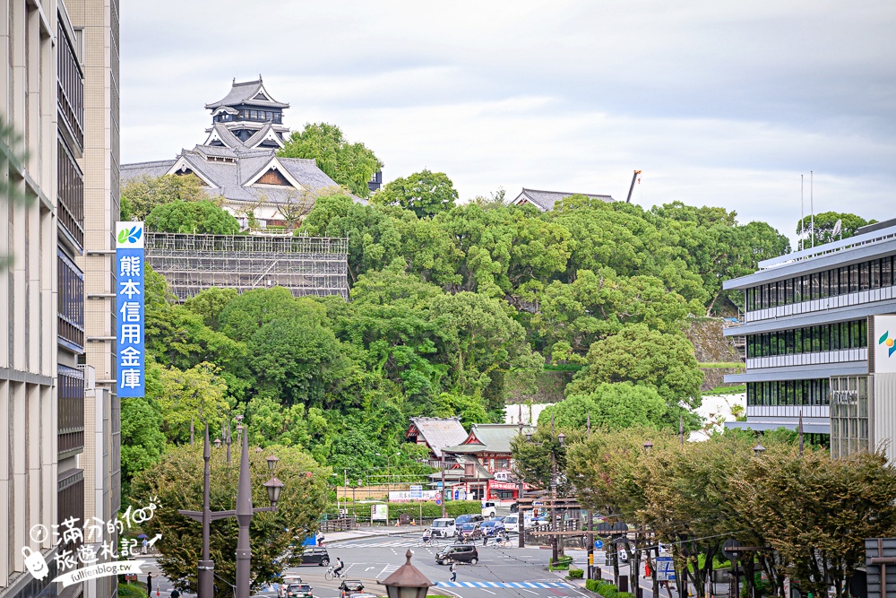 熊本飯店推薦【OMO5熊本by星野集團一泊一食開箱】能遇見熊本熊的飯店.獨特凹凸露台可以看到熊本城唷