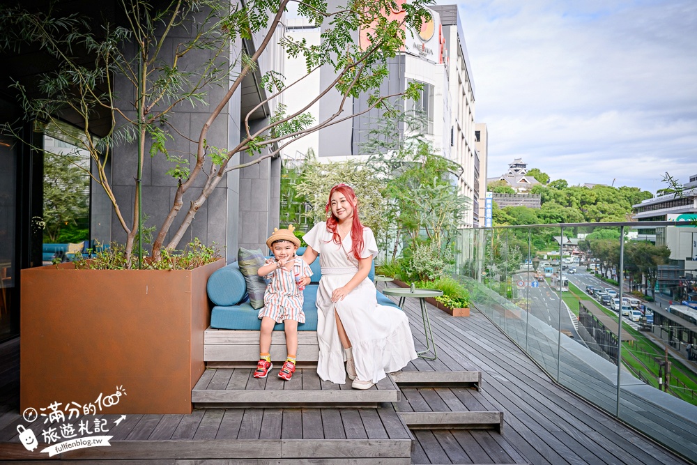 熊本飯店推薦【OMO5熊本by星野集團一泊一食開箱】能遇見熊本熊的飯店.獨特凹凸露台可以看到熊本城唷