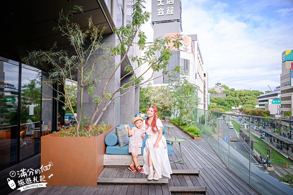 熊本飯店推薦【OMO5熊本by星野集團一泊一食開箱】能遇見熊本熊的飯店.獨特凹凸露台可以看到熊本城唷