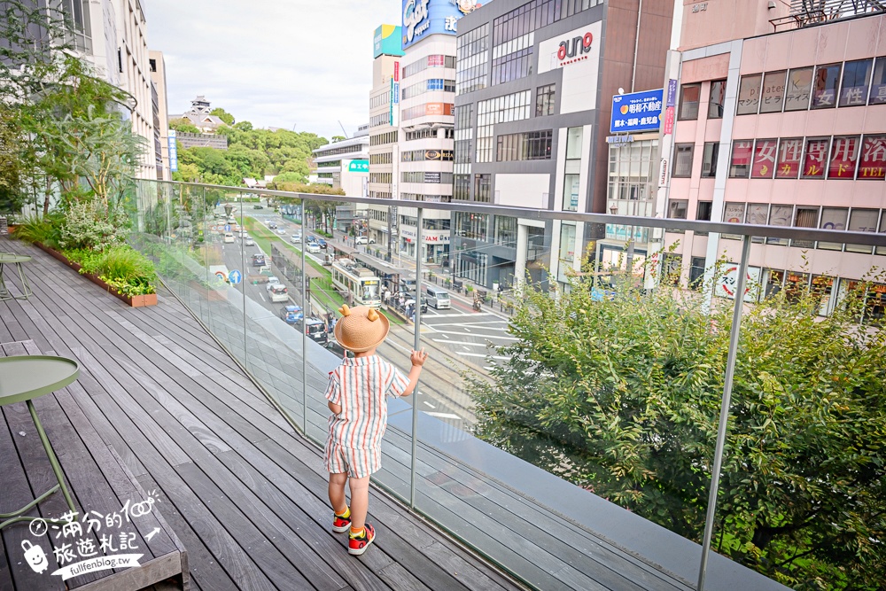 熊本飯店推薦【OMO5熊本by星野集團一泊一食開箱】能遇見熊本熊的飯店.獨特凹凸露台可以看到熊本城唷