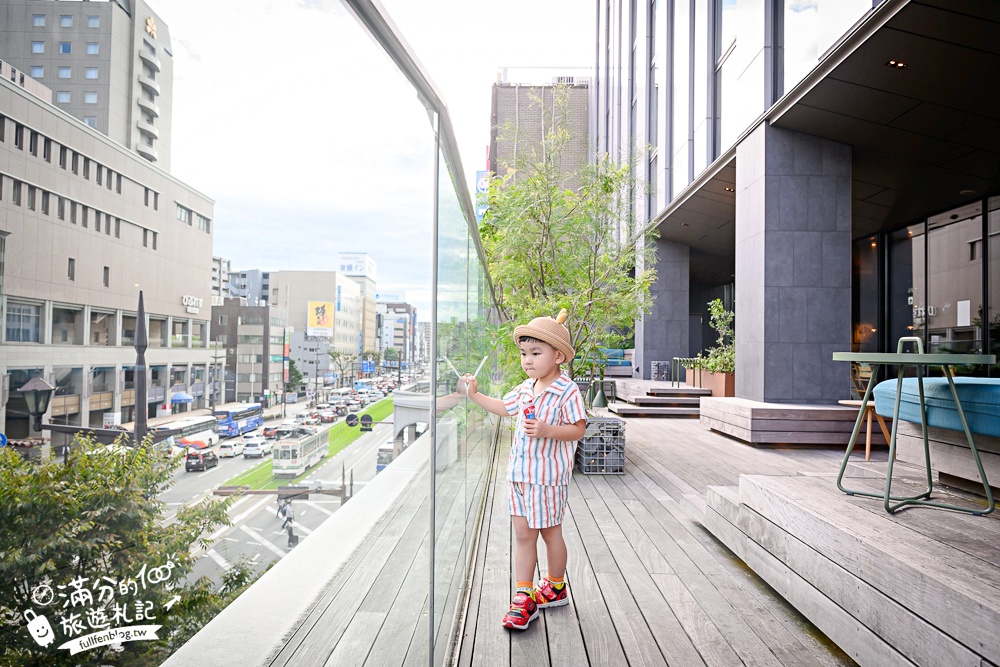 熊本飯店推薦【OMO5熊本by星野集團一泊一食開箱】能遇見熊本熊的飯店.獨特凹凸露台可以看到熊本城唷