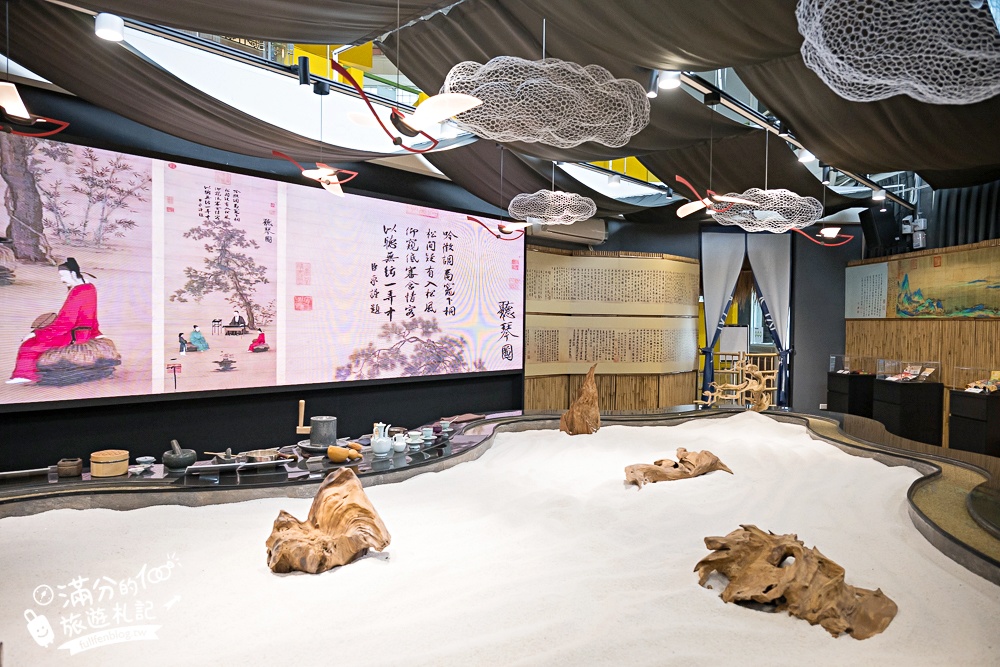 【關廟服務區】免費體驗赤壁茶寮流水茶席.小船送茶飲糕點好特別.還能體驗漢服認識北宋茶文化!