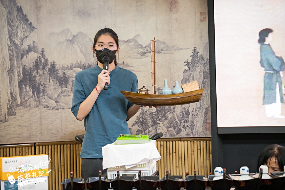 【關廟服務區】免費體驗赤壁茶寮流水茶席.小船送茶飲糕點好特別.還能體驗漢服認識北宋茶文化!