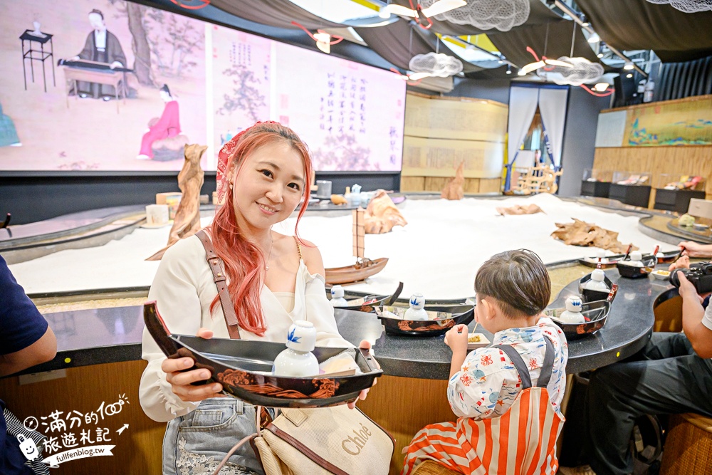 【關廟服務區】免費體驗赤壁茶寮流水茶席.小船送茶飲糕點好特別.還能體驗漢服認識北宋茶文化!