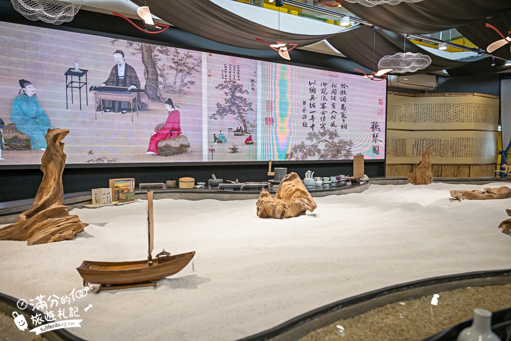【關廟服務區】免費體驗赤壁茶寮流水茶席.小船送茶飲糕點好特別.還能體驗漢服認識北宋茶文化!