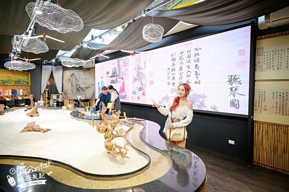 【關廟服務區】免費體驗赤壁茶寮流水茶席.小船送茶飲糕點好特別.還能體驗漢服認識北宋茶文化!