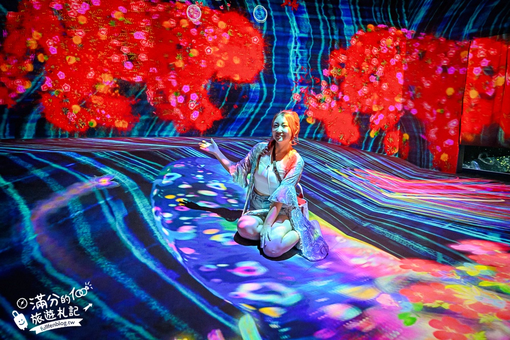 九州【福岡teamLab森林玩樂攻略】福岡親子景點推薦.充滿驚喜大型美術館.魅力四射的花花世界!