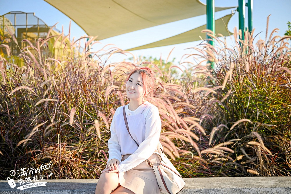 彰化【田中熊趣米公園】最新熊主題親子遊戲場.滑梯.沙坑.滑索一次滿足.還能近距離看高鐵奔馳!