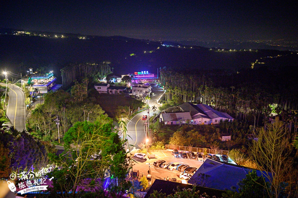 【華山賞景台泡腳.咖啡.燒烤】古坑夜景咖啡推薦,吃鍋泡腳兼賞夜,一次療癒到位,雲林最舒服的夜景體驗!