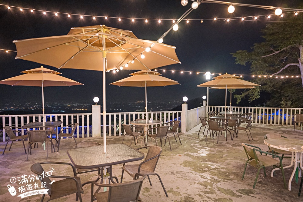 【華山賞景台泡腳.咖啡.燒烤】古坑夜景咖啡推薦,吃鍋泡腳兼賞夜,一次療癒到位,雲林最舒服的夜景體驗!