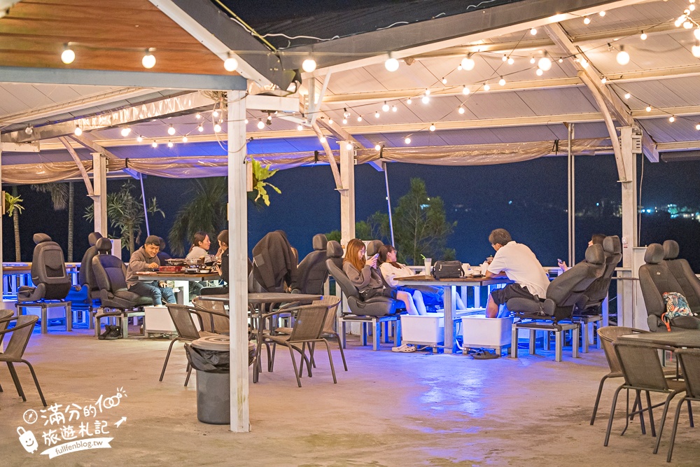 【華山賞景台泡腳.咖啡.燒烤】古坑夜景咖啡推薦,吃鍋泡腳兼賞夜,一次療癒到位,雲林最舒服的夜景體驗!