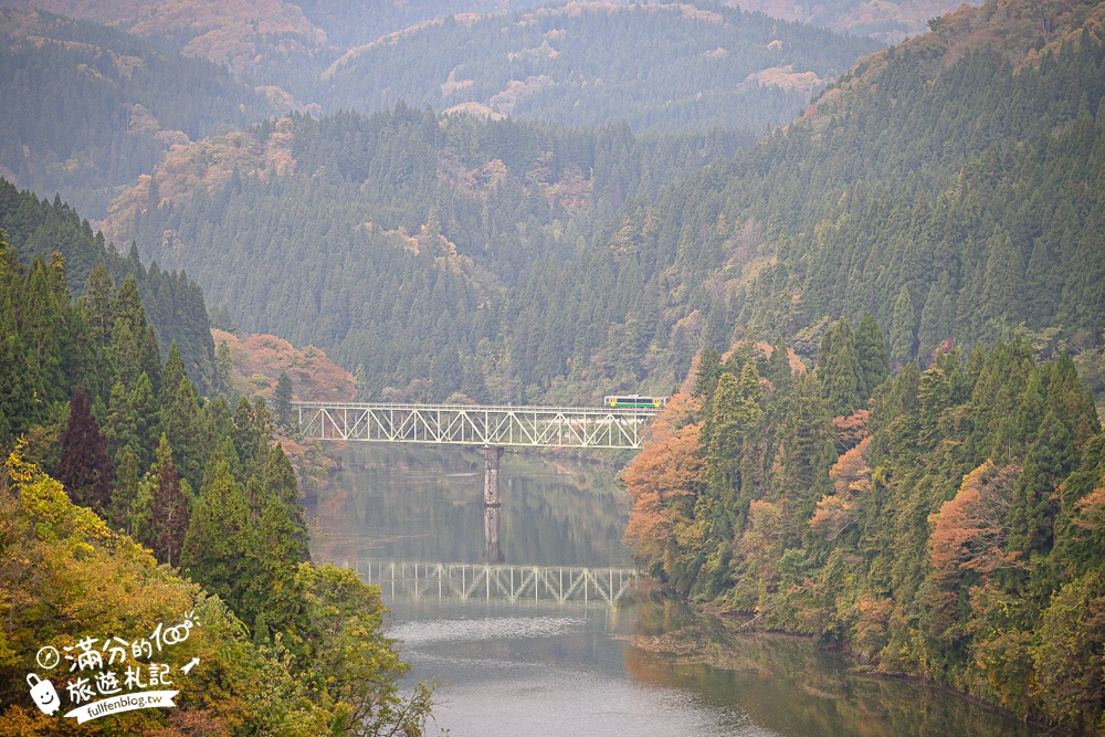 【福島第一只見線鐵橋觀景台】交通方式&火車通行時刻表.鐵道迷必朝聖的仙境美景,日本鐵道景色天花板!