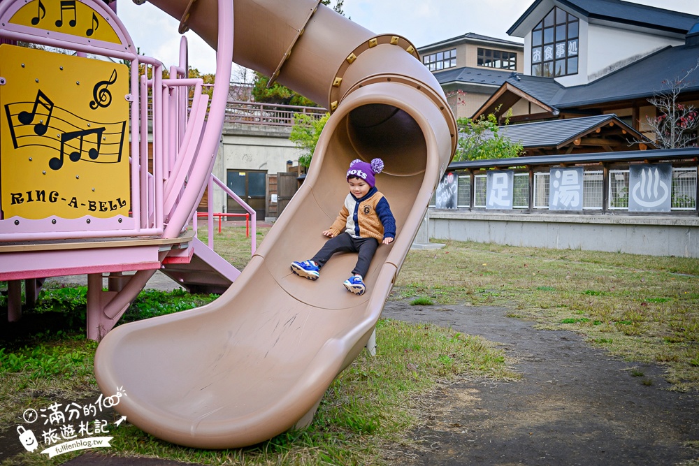 【福島吉利蛋公園】會津若松親子景點.古錐寶可夢主題滑梯.順遊清柳苑物產館&柳津町役場巨無霸紅牛超好拍!