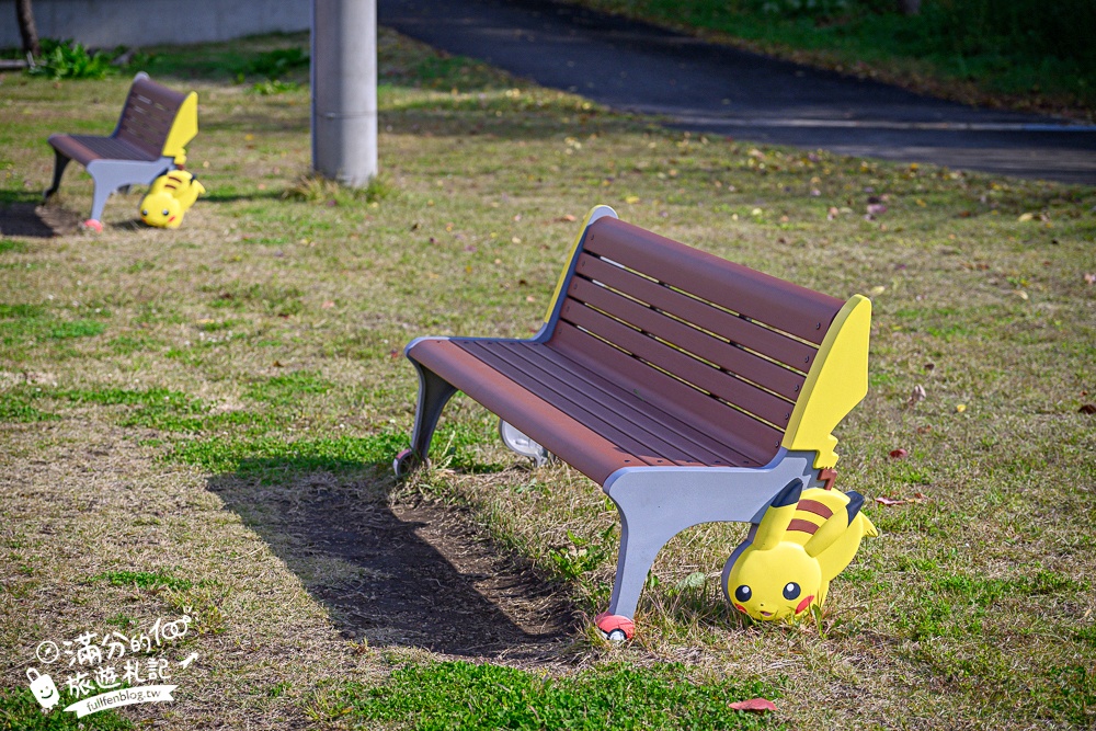 【福島吉利蛋公園】會津若松親子景點.古錐寶可夢主題滑梯.順遊清柳苑物產館&柳津町役場巨無霸紅牛超好拍!