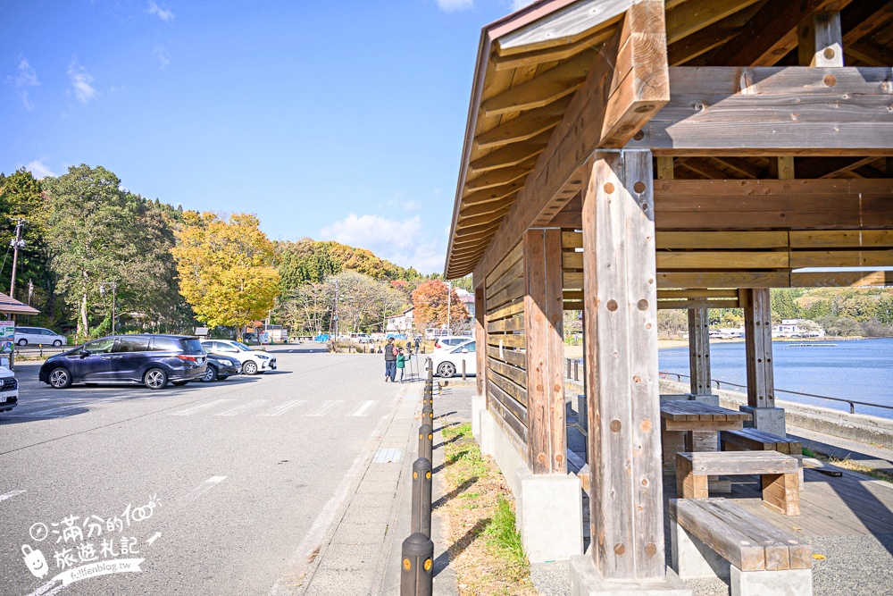 【猪苗代観光船】福島最美天鵝湖.美麗天鵝船＆烏龜造型海上咖啡館.餵小鴨看磐梯山.療癒山水風光超迷人!