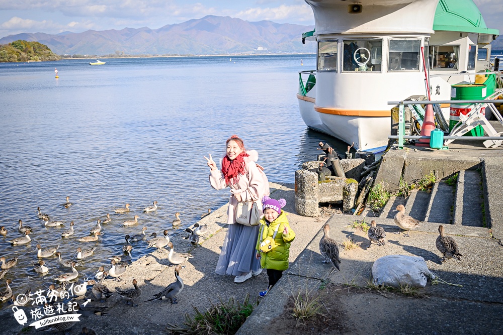 【猪苗代観光船】福島最美天鵝湖.美麗天鵝船＆烏龜造型海上咖啡館.餵小鴨看磐梯山.療癒山水風光超迷人!