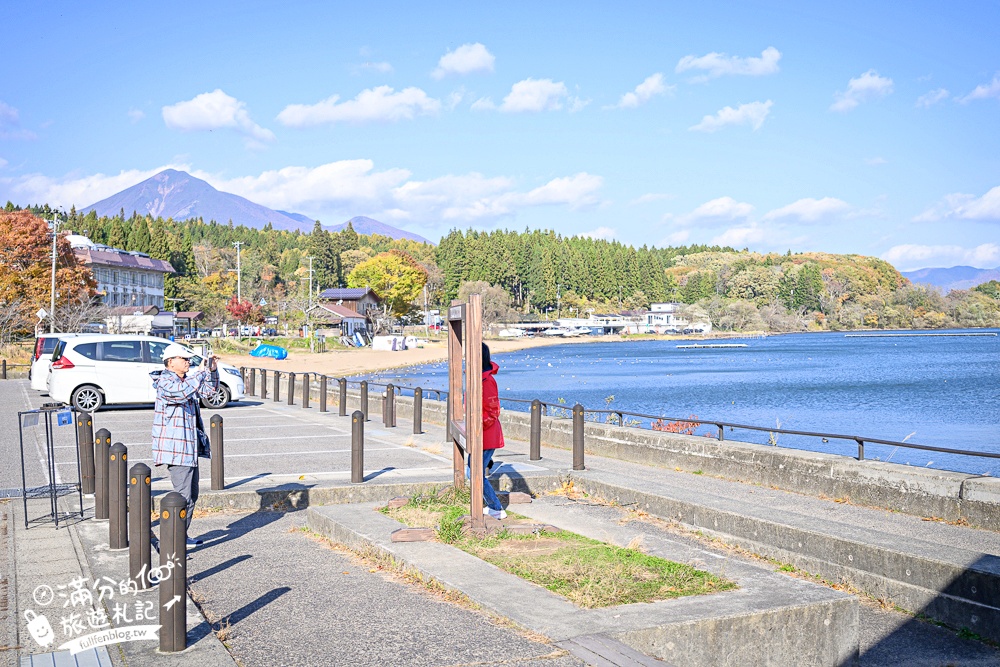【猪苗代観光船】福島最美天鵝湖.美麗天鵝船＆烏龜造型海上咖啡館.餵小鴨看磐梯山.療癒山水風光超迷人!