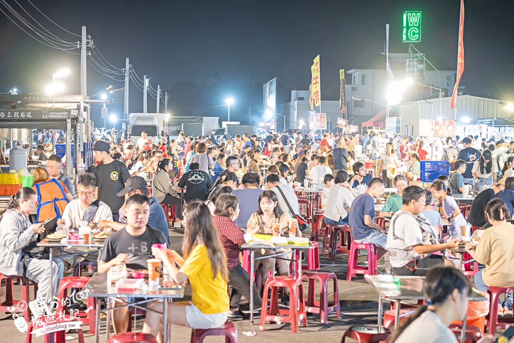 【斗六觀光夜市】雲林規模最大夜市!每週只營業週二六日.TOP10人氣美食遊戲推薦!