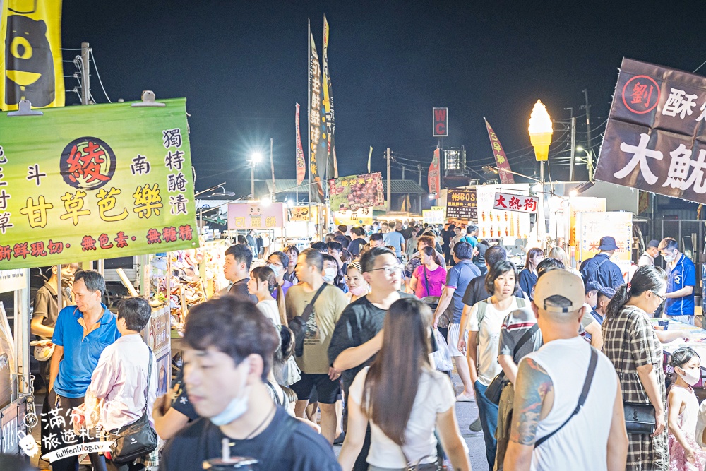 【斗六觀光夜市】雲林規模最大夜市!每週只營業週二六日.TOP10人氣美食遊戲推薦!