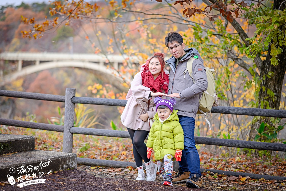 日本東北【鳴子峽】宮城賞楓景點推薦.走峽谷.賞紅楓.看奇岩.觀瀑布.必拍大深沢橋壯闊的拱橋景觀!