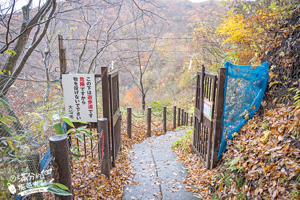 日本東北【鳴子峽】宮城賞楓景點推薦.走峽谷.賞紅楓.看奇岩.觀瀑布.必拍大深沢橋壯闊的拱橋景觀!