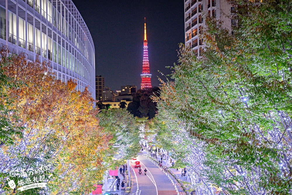 【2025東京六本木聖誕節】最佳拍照位置＆點燈時間,季節限定的耶誕白雪燈海,還能輕鬆眺望東京鐵塔!