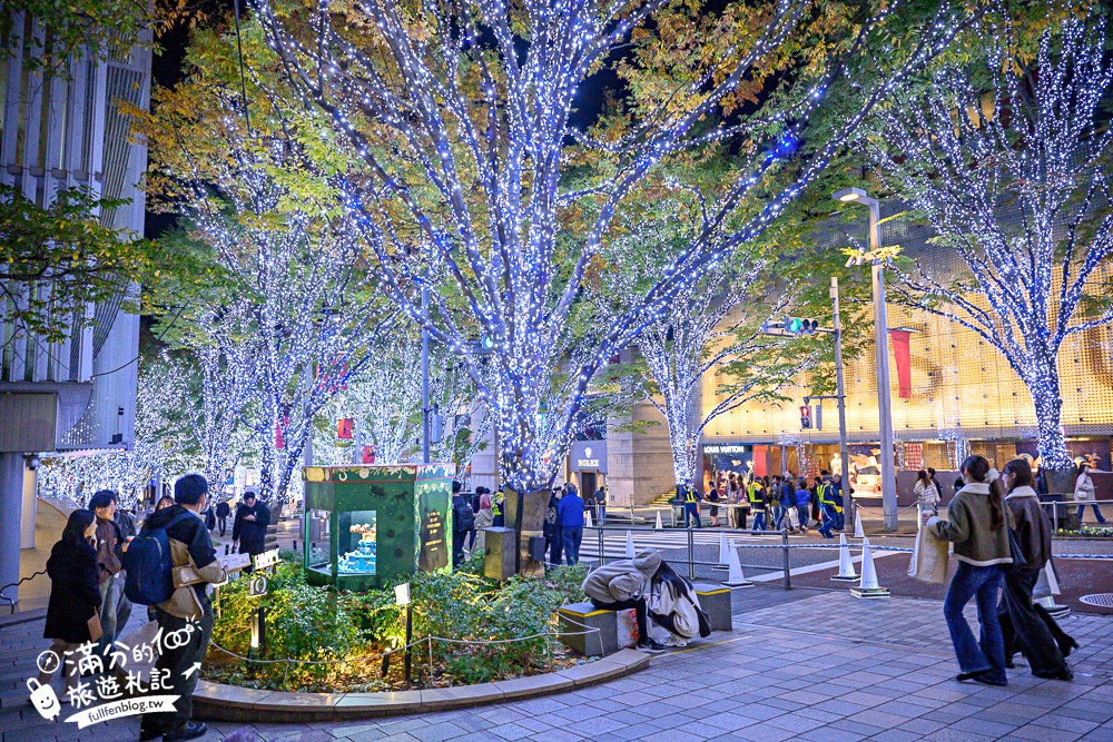 【2025東京六本木聖誕節】最佳拍照位置＆點燈時間,季節限定的耶誕白雪燈海,還能輕鬆眺望東京鐵塔!