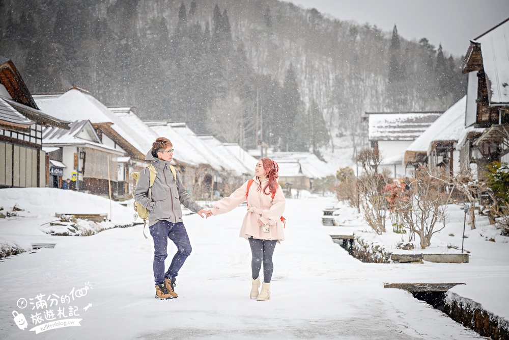 福島【大內宿】交通＆美食玩樂攻略!日本三大合掌村.必吃大蔥蕎麥麵.登見晴台.雪落大內宿村落散策!