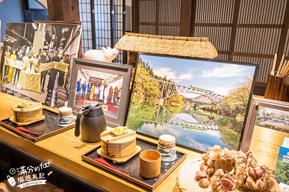 福島會津若松必吃美食【田季野輪箱飯】圓形木盒傳統料理～掀開的瞬間,完全就是香氣爆擊