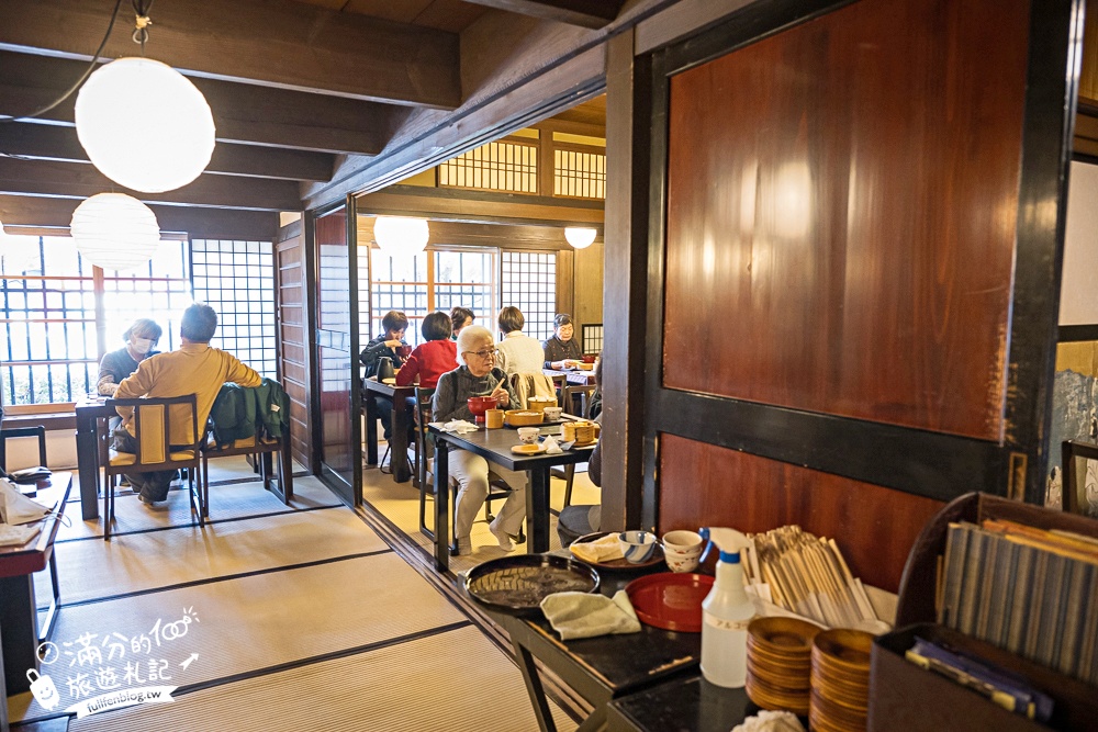 福島會津若松必吃美食【田季野輪箱飯】圓形木盒傳統料理～掀開的瞬間,完全就是香氣爆擊