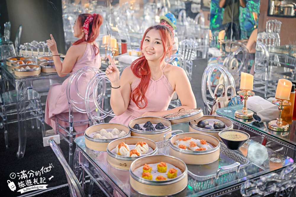 台南【萬霧小籠湯包專賣店】霧裡吃小籠包超浮誇,沉浸式藝術攝影棚就像在拍MV!